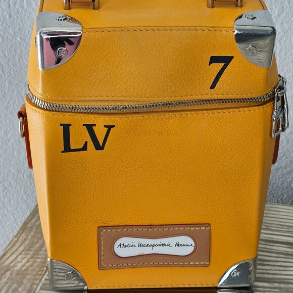 Louis Vuitton #7 Vertical Box Trunk Saffron - Picture 1 of 15